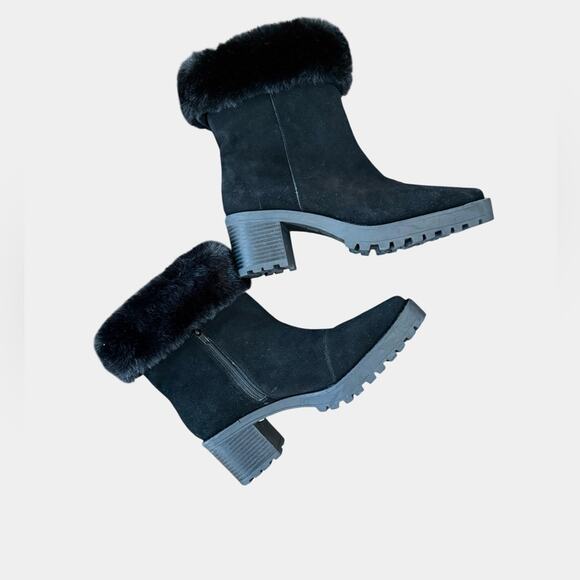 Andre Assous Milana Fleece Trim Water Resistant Ankle Booties – 8.5M - Picture 4 of 7